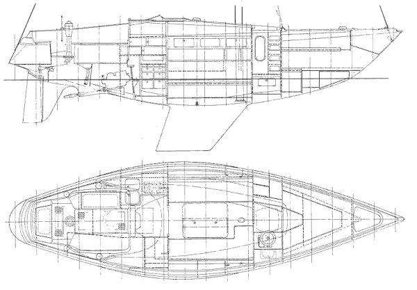 Boström 31 Mk II design drawing